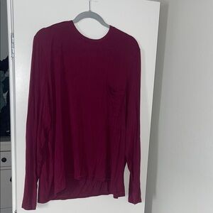 American Eagle Outfitters Deep Red Soft & Sexy Top